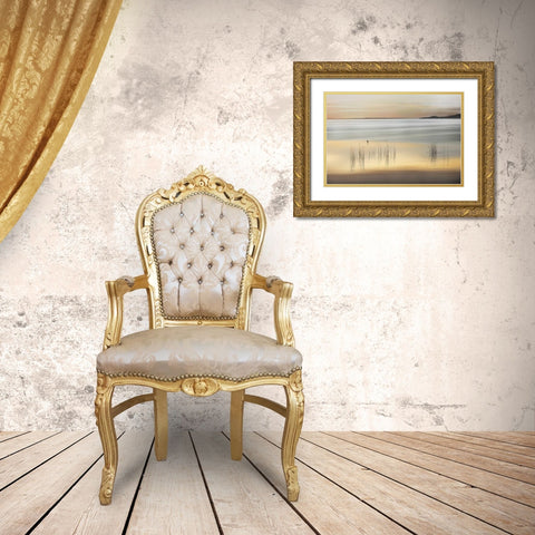 Golden Gold Ornate Wood Framed Art Print with Double Matting by Pelkey, Marvin