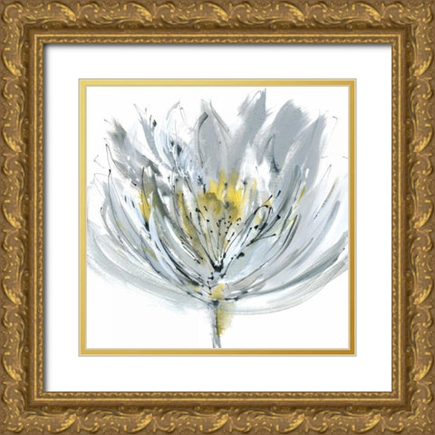 Le Grand Posy Gold Ornate Wood Framed Art Print with Double Matting by Meyers, Rebecca