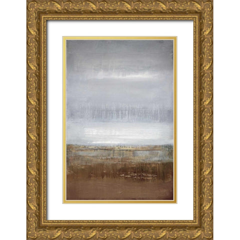 Everglades Gold Ornate Wood Framed Art Print with Double Matting by Gold, Caroline