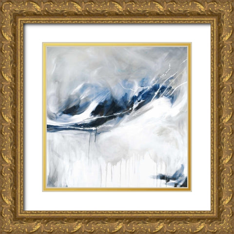 Silver Lining Gold Ornate Wood Framed Art Print with Double Matting by Parker, Karen Lorena