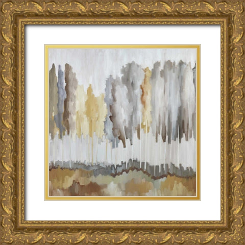 Edge of the Field Gold Ornate Wood Framed Art Print with Double Matting by Ellens, Jacqueline