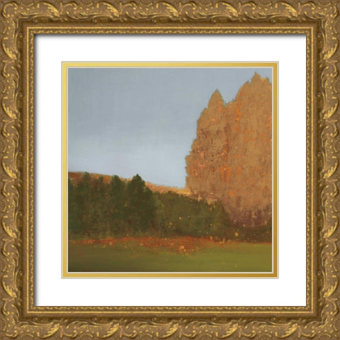 Copper Grove II Gold Ornate Wood Framed Art Print with Double Matting by Gold, Caroline