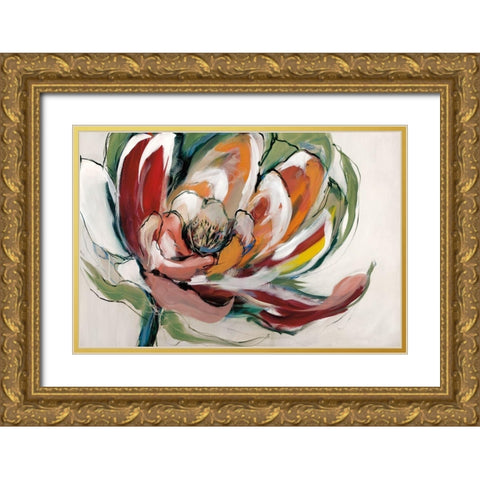 Bloomed I Gold Ornate Wood Framed Art Print with Double Matting by Fitsimmons, A.