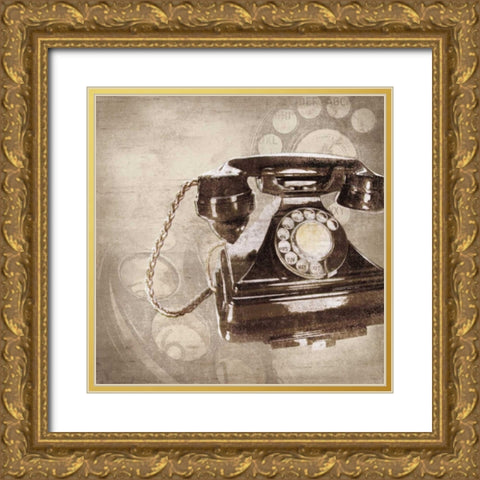 On My Desk II Gold Ornate Wood Framed Art Print with Double Matting by Venter, Tandi