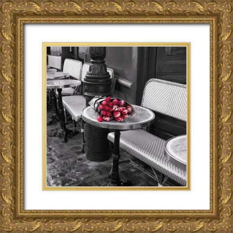 Say It With Flowers I Gold Ornate Wood Framed Art Print with Double Matting by Frank, Assaf