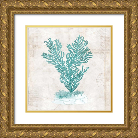 Under the Sea II Gold Ornate Wood Framed Art Print with Double Matting by Berg, Sabine