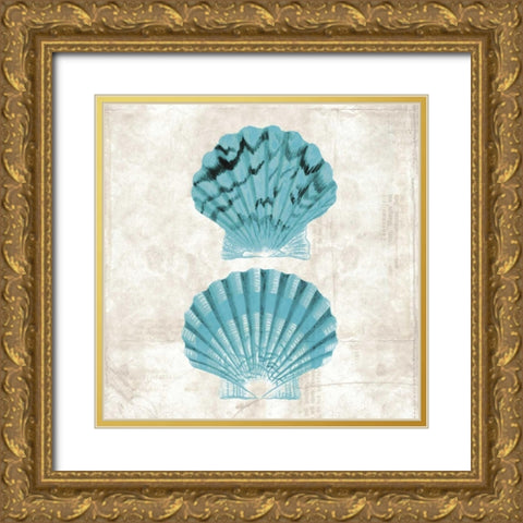 Under the Sea IV Gold Ornate Wood Framed Art Print with Double Matting by Berg, Sabine