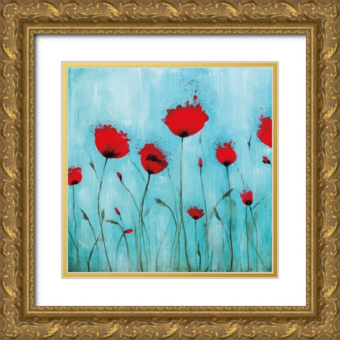 Endless Summer II Gold Ornate Wood Framed Art Print with Double Matting by Brink, Catherine
