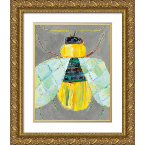 Whats Bugging You? I Gold Ornate Wood Framed Art Print with Double Matting by Swider, Staci