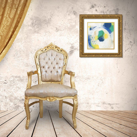 From The Dark Gold Ornate Wood Framed Art Print with Double Matting by Hawkins, Julie