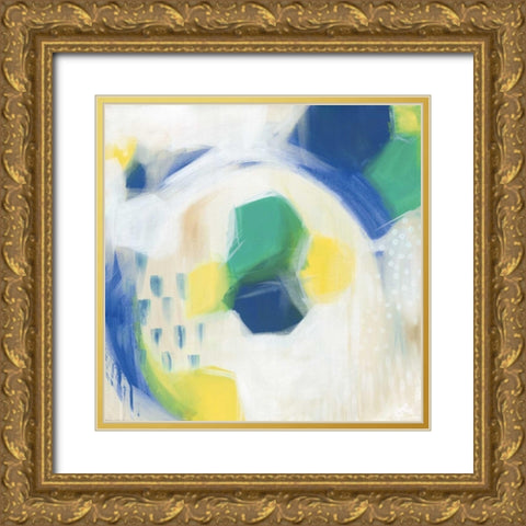 From The Dark Gold Ornate Wood Framed Art Print with Double Matting by Hawkins, Julie