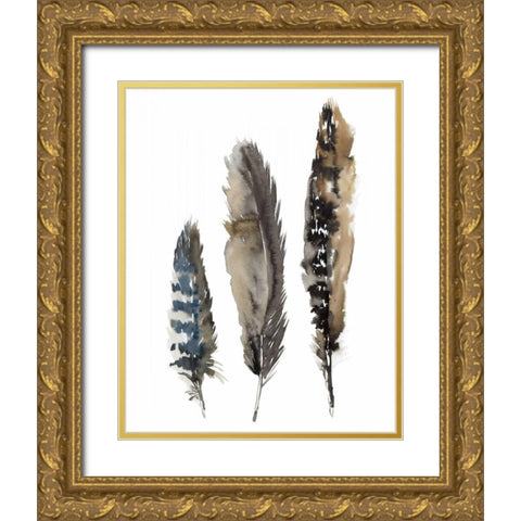 A Light Touch I Gold Ornate Wood Framed Art Print with Double Matting by Meyers, Rebecca