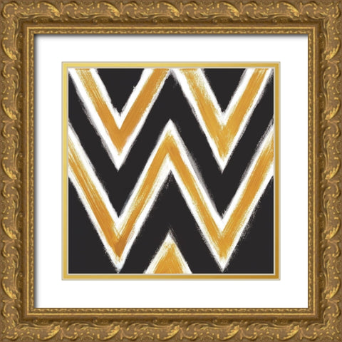 Golden Daze I Gold Ornate Wood Framed Art Print with Double Matting by Vindedzis, Rita