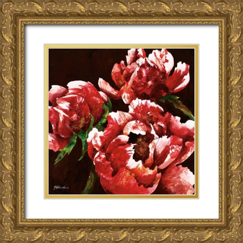 Glory Be To Gold Ornate Wood Framed Art Print with Double Matting by Kamikura, Joyce