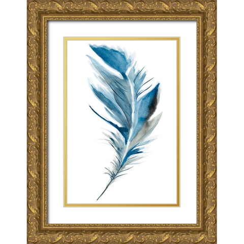 Midnight II Gold Ornate Wood Framed Art Print with Double Matting by Golden, Corrie
