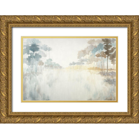 Bayou Gold Ornate Wood Framed Art Print with Double Matting by Ellens, Jacqueline