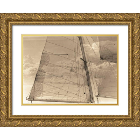 Nautical Dream I Gold Ornate Wood Framed Art Print with Double Matting by Stevens, David