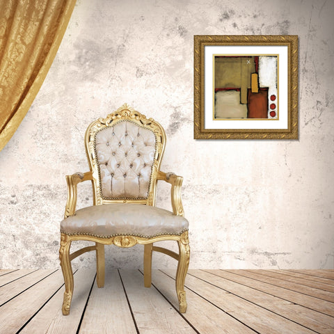 Stirred Gold Ornate Wood Framed Art Print with Double Matting by St.Germain, Patrick