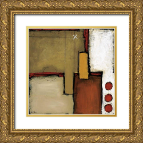 Stirred Gold Ornate Wood Framed Art Print with Double Matting by St.Germain, Patrick