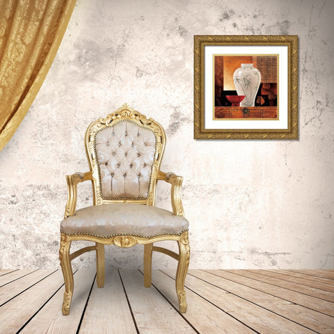 Dynasty I Gold Ornate Wood Framed Art Print with Double Matting by Mallett, Keith