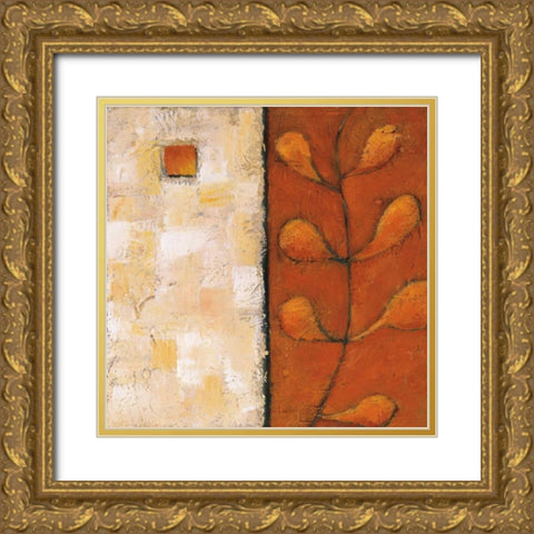 Seasons I Gold Ornate Wood Framed Art Print with Double Matting by Salemink-Roos, Ursula