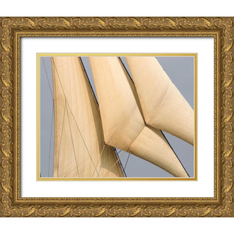 Windward I Gold Ornate Wood Framed Art Print with Double Matting by LeBlanc, Frederick J.
