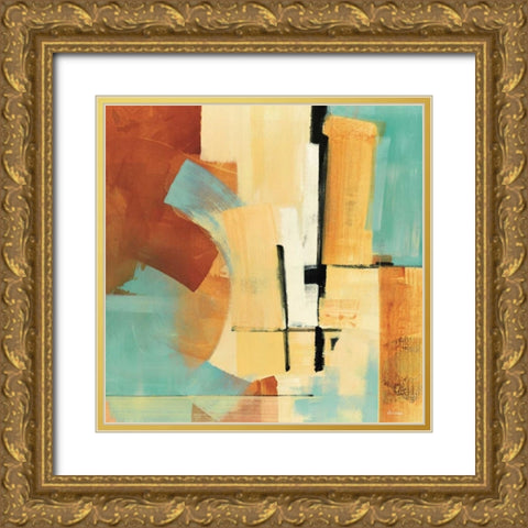 Desert Oasis I Gold Ornate Wood Framed Art Print with Double Matting by Li-Leger, Noah