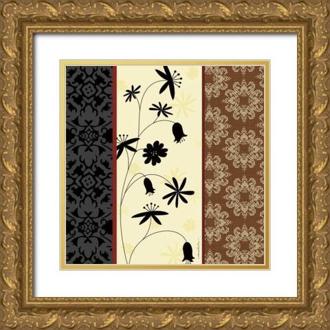 Baroque II Gold Ornate Wood Framed Art Print with Double Matting by Ahava