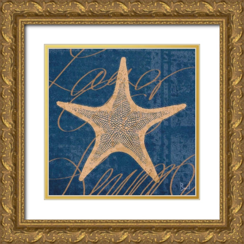 By the Seashore III Gold Ornate Wood Framed Art Print with Double Matting by Basil, Jason
