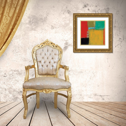 Muse I Gold Ornate Wood Framed Art Print with Double Matting by Cardenas, Jason