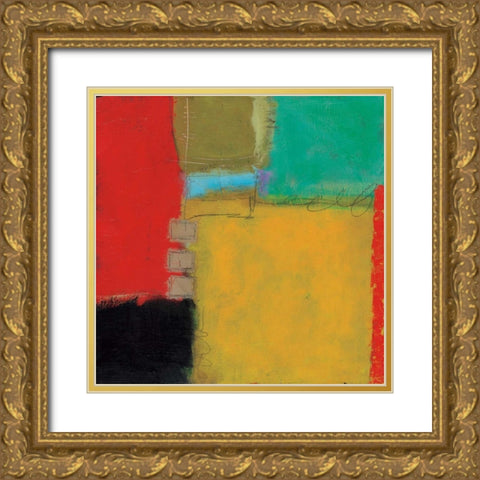 Muse I Gold Ornate Wood Framed Art Print with Double Matting by Cardenas, Jason