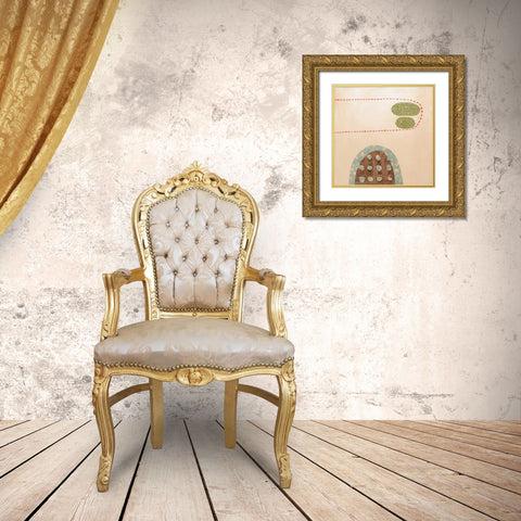 Bump Gold Ornate Wood Framed Art Print with Double Matting by Codo, Ella