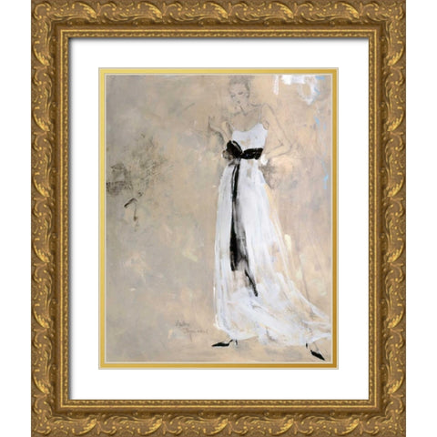 Colors of Night II Gold Ornate Wood Framed Art Print with Double Matting by Stajan-Ferkul, Andrea
