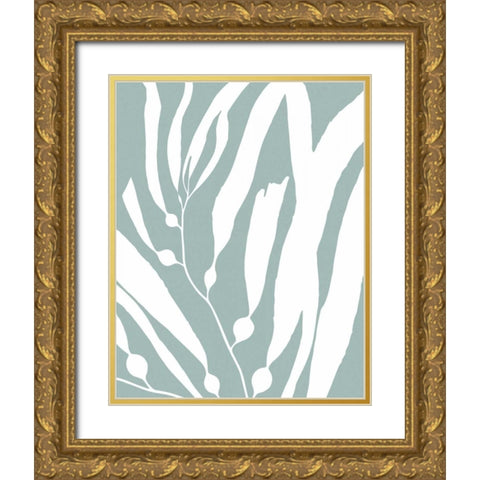 Seagrass I Gold Ornate Wood Framed Art Print with Double Matting by Berg, Sabine