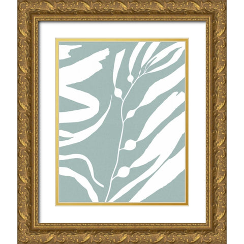Seagrass II Gold Ornate Wood Framed Art Print with Double Matting by Berg, Sabine