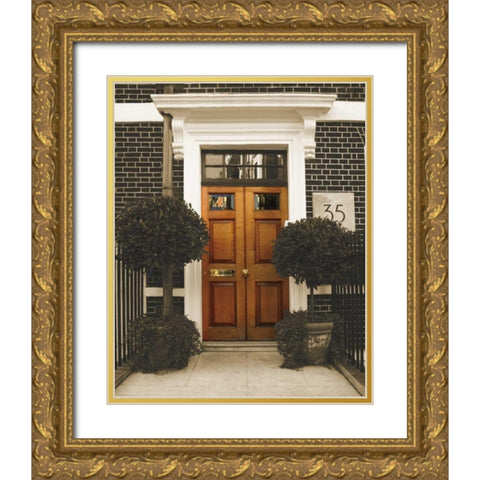 Inviting Gold Ornate Wood Framed Art Print with Double Matting by Maihara/Watt, Jeff/Boyce