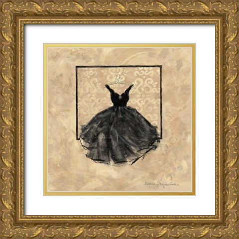 Take Me Dancing I Gold Ornate Wood Framed Art Print with Double Matting by Stajan-Ferkul, Andrea