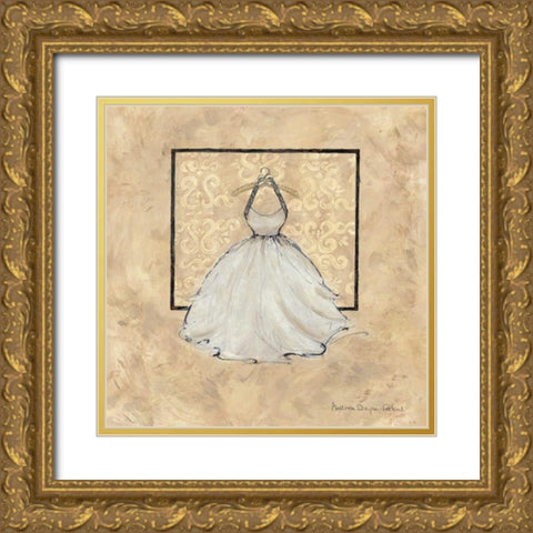 Take Me Dancing IV Gold Ornate Wood Framed Art Print with Double Matting by Stajan-Ferkul, Andrea
