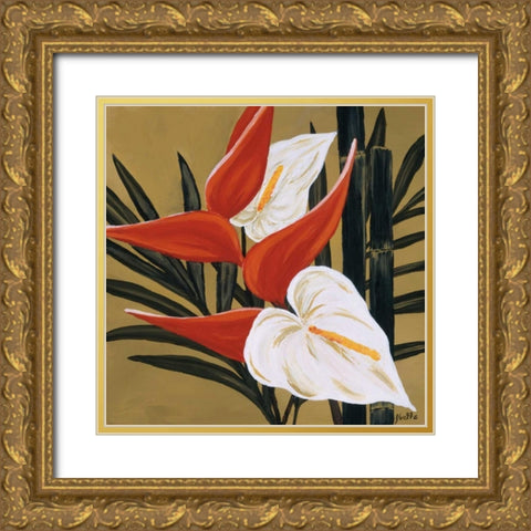 Sun Kissed III Gold Ornate Wood Framed Art Print with Double Matting by St. Amant, Yvette