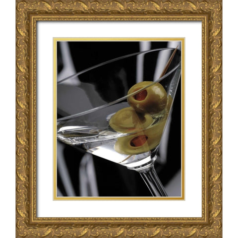 Gently Stirred II Gold Ornate Wood Framed Art Print with Double Matting by Britt, Charles