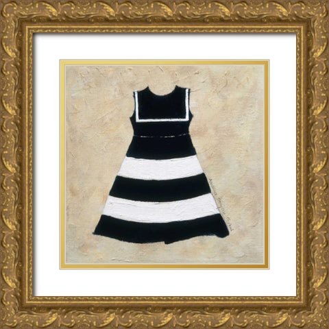 Nautical Girl I Gold Ornate Wood Framed Art Print with Double Matting by Stajan-Ferkul, Andrea
