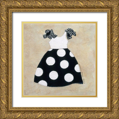 Nautical Girl III Gold Ornate Wood Framed Art Print with Double Matting by Stajan-Ferkul, Andrea