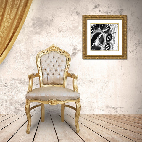 Hands of Time I Gold Ornate Wood Framed Art Print with Double Matting by Schick, Cyndi