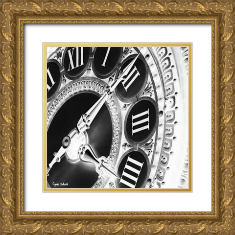 Hands of Time I Gold Ornate Wood Framed Art Print with Double Matting by Schick, Cyndi