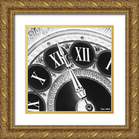 Hands of Time II Gold Ornate Wood Framed Art Print with Double Matting by Schick, Cyndi