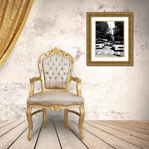 New York Minute I Gold Ornate Wood Framed Art Print with Double Matting by Maihara/Watt, Jeff/Boyce