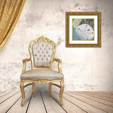 Oceans Delight IV Gold Ornate Wood Framed Art Print with Double Matting by Basil, Jason