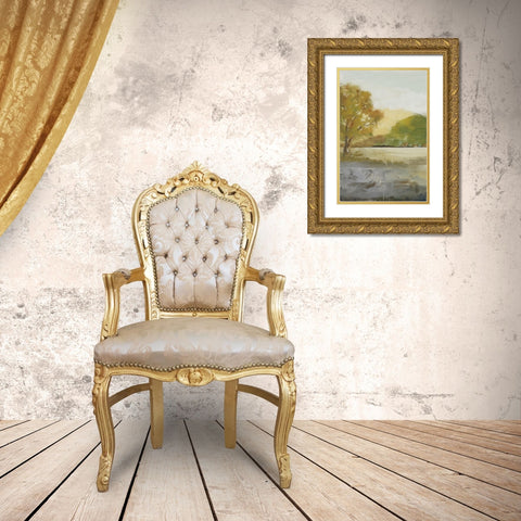 Prelude I Gold Ornate Wood Framed Art Print with Double Matting by Buckley, Mary Parker