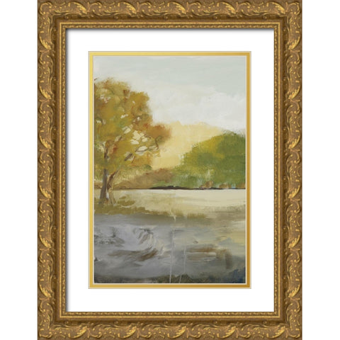 Prelude I Gold Ornate Wood Framed Art Print with Double Matting by Buckley, Mary Parker