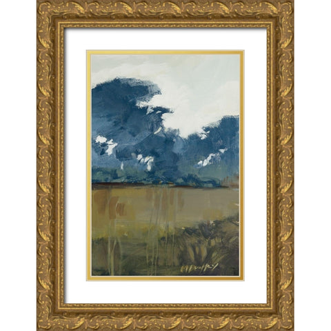 Prelude III Gold Ornate Wood Framed Art Print with Double Matting by Buckley, Mary Parker